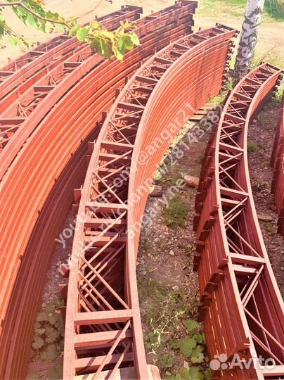 Каркас ангаpа 561 м2