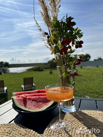 Отдых в А-фрейме на берегу реки