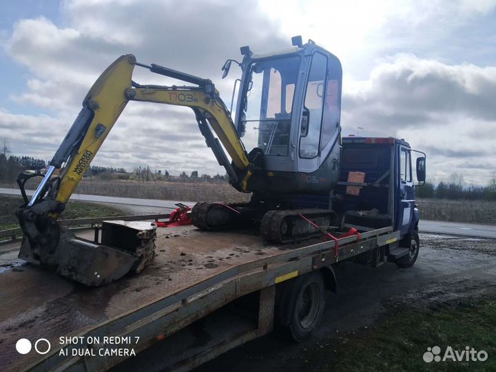 Услуги Аренда гусеничного миниэкскаватора