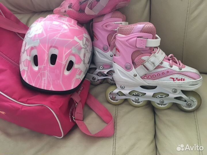 Роликовые коньки детские раздвижные