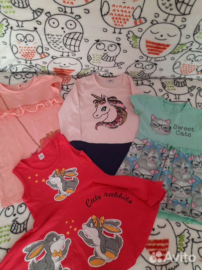Вещи пакетом на девочку104-110