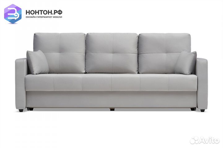 Диван еврокнижка Вита 3-х местный серый