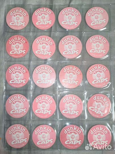 Фишки Dunkin caps 40/40 идеальное качество