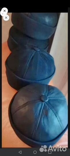 Шапка Кожа Натуральная