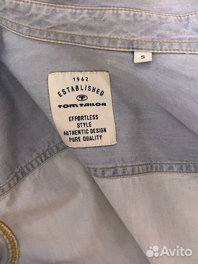 Джинсовая рубашка 146-152