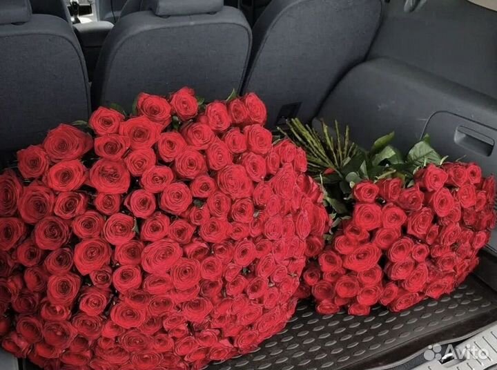 Цветы букеты 101 роза