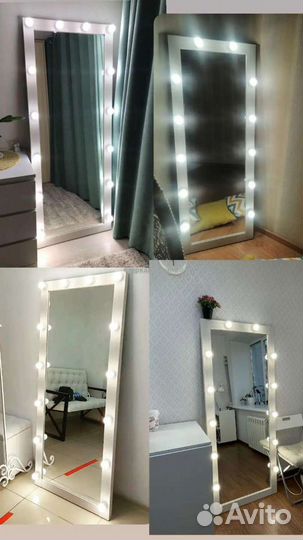Зеркало гримёрное с подсветкой