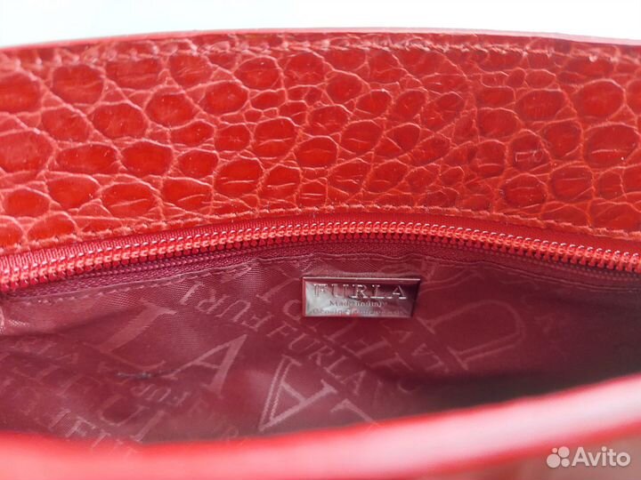 Furla сумка клатч красный