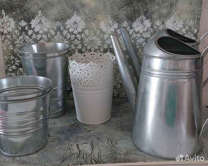 Лейки и кашпо икеа