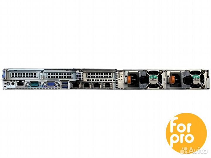 Сервер dell R640 8SFF 2x4110Sil 256GB, H330