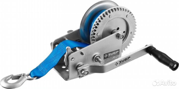 Лебедка ручная барабанная зубр Профессионал, тя
