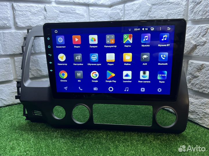 Штатная магнитола Teyes Honda Civic 8 2005-2012