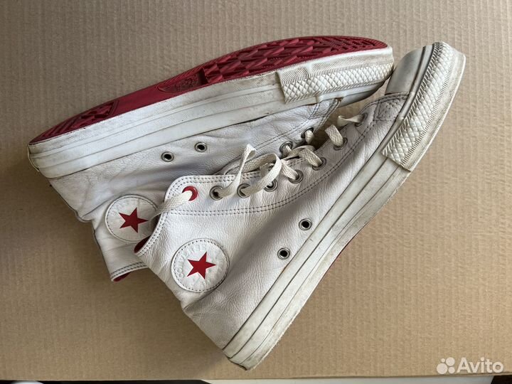 Кеды Converse Red 43 кожаные оpигинал