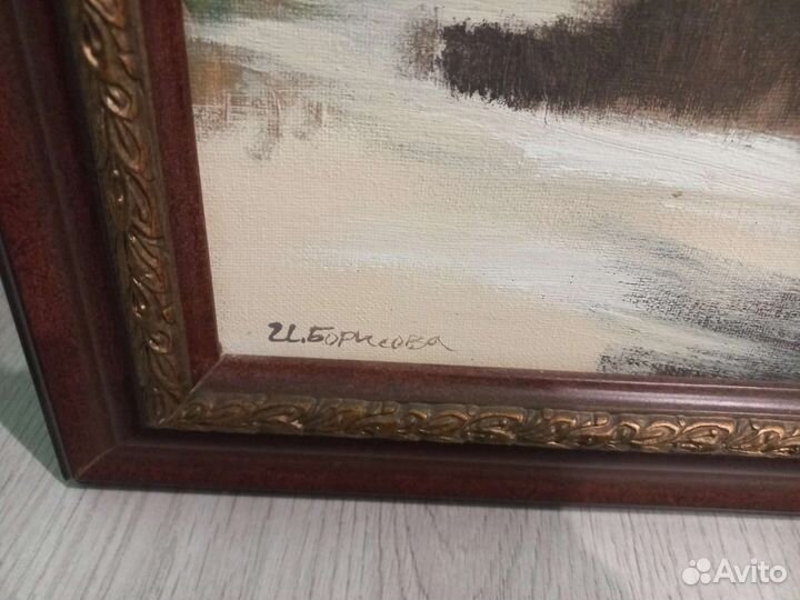 Картина маслом на холсте пейзаж