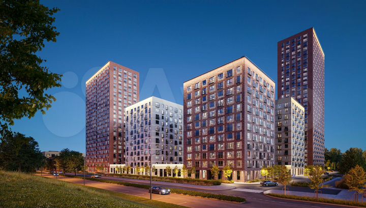 1-к. квартира, 42,8 м², 5/24 эт.