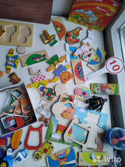 Пазл набор деревянные.Детские