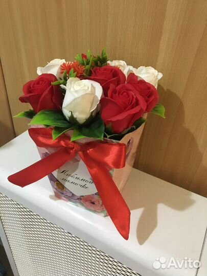 Букет из мыльных цветов