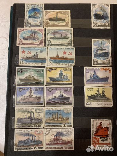 Марки корабли, парусники, вмф,водный транспорт