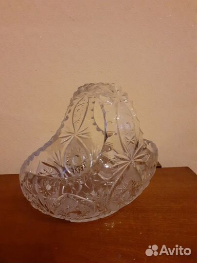 Хрустальные вазы салатники б/у