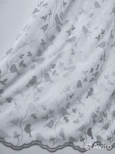 Тюль с вышивкой(Бельгия)