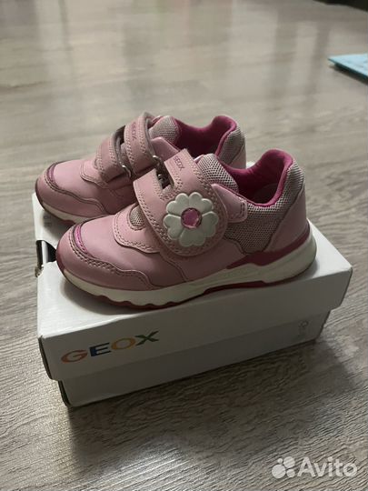 Кожаные кроссовки geox как новые