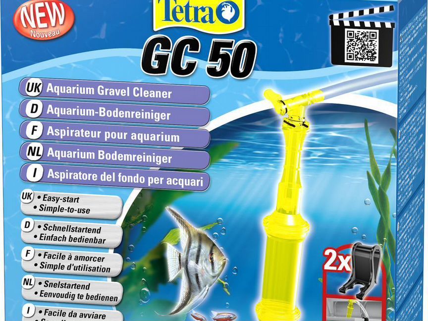 Tetra Tec GC50 грунтоочиститель (сифон) большой дл