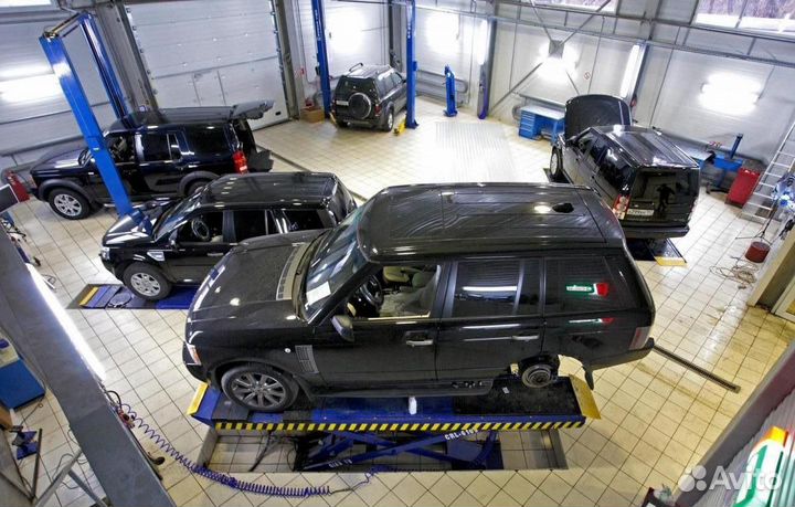 Мойка радиатора, установка сетки Jaguar Land Rover