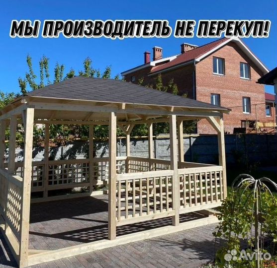 Беседки. Свыше 100 вариантов беседок
