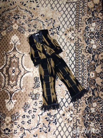 Костюм вельветовый жилетка брюки для девочки 4-5 л