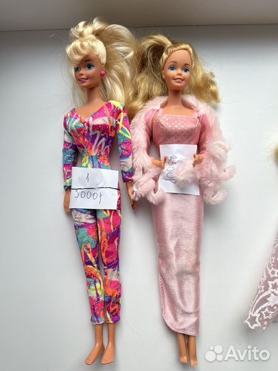 Барби 90х лотом 9шт