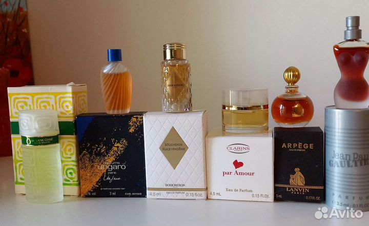 Винтажные миниатюры духи