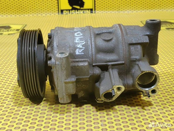 Компрессор кондиционера Skoda Rapid