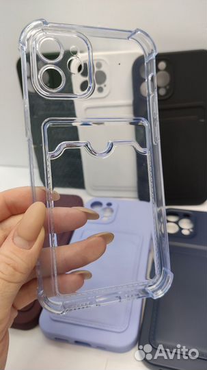 Чехол 12 pro card case чехол с карманом