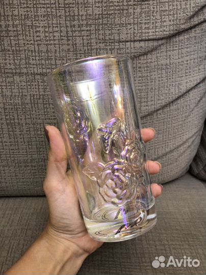 Стаканы Starbucks 2 шт хамелеон роза