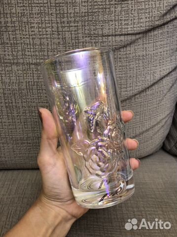 Стаканы Starbucks 2 шт хамелеон роза