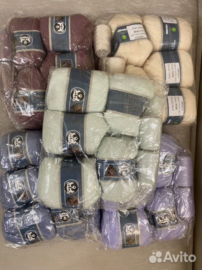 Пряжа пух норки