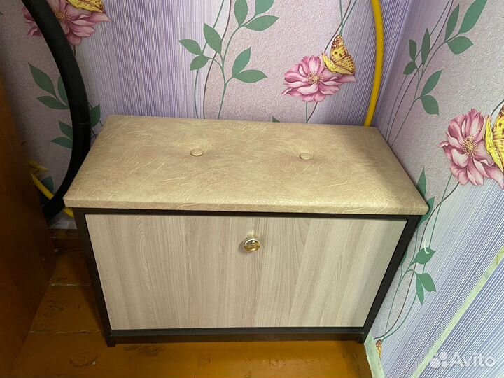 Тумба для обуви с сиденьем