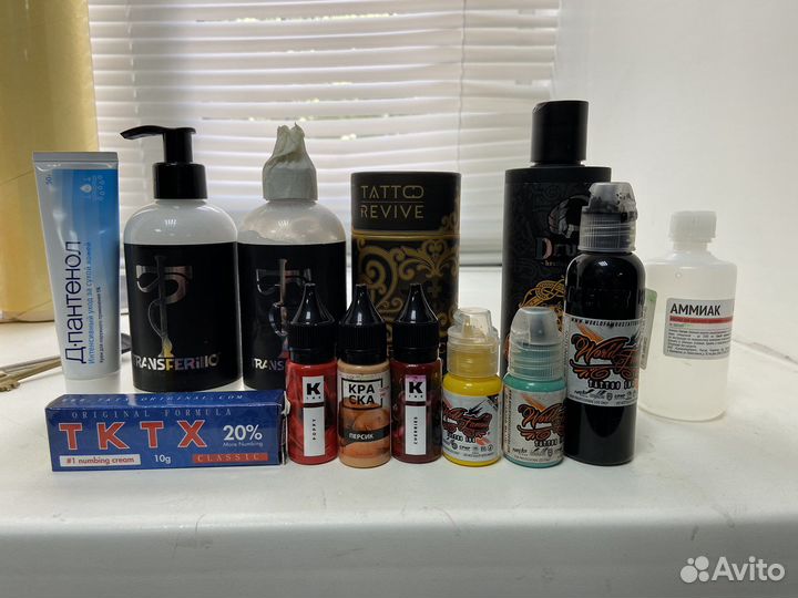 Краска для тату набор