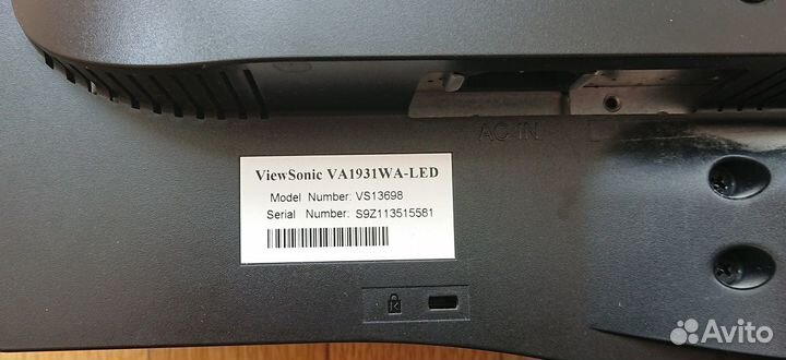 Монитор VA1931WA-LED ViewSonic