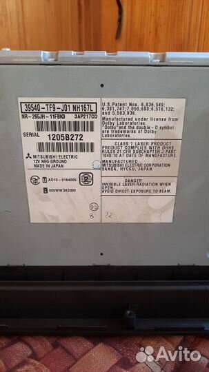 Магнитола honda fit shuttle