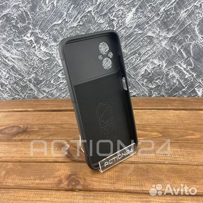 Чехол на Xiaomi Poco M4 5G / M5 Flexible Case (чер