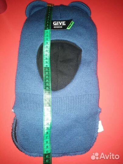 Шапка шлем/Балаклава с ушками