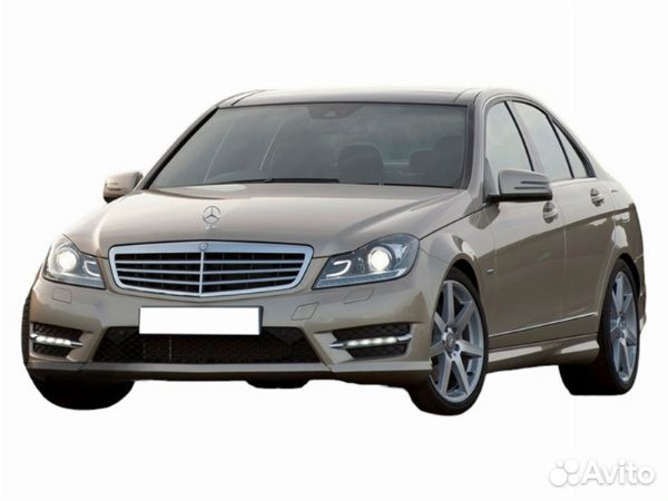 Стекло лобовое (Датчик дождя, Молдинг, 4D SED, 5D WGN) Mercedes-Benz C-Class 07-15