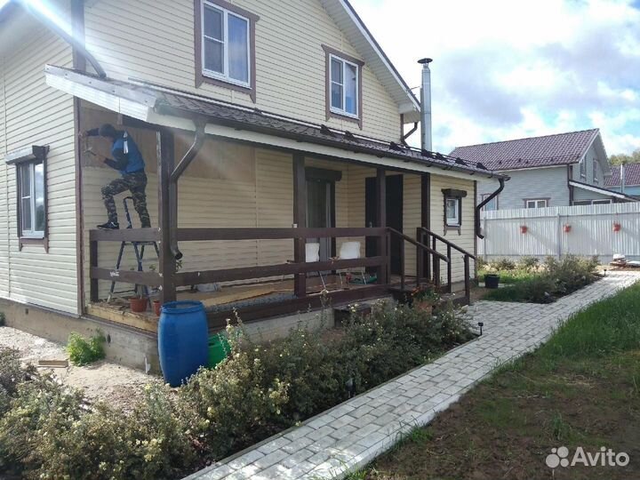 Строительство веранды беседки пристройки террасы