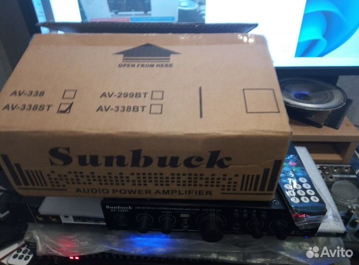 Усилитель Sunbuck AV-338ST новый