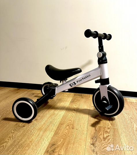 Детский велосипед/беговел трансформер 2в1