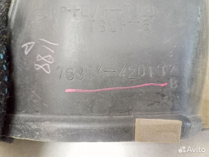 Накладка двери багажника