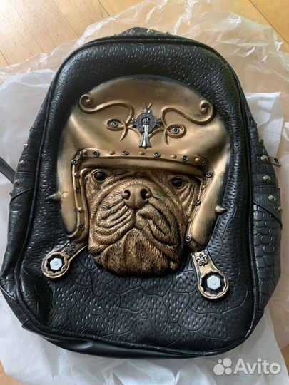 Рюкзак с шипами Собака