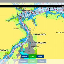 Картплоттер с картами глубин Navionics 2024 вся Ро