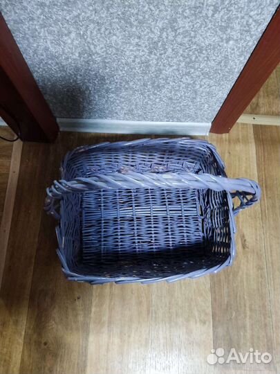 Корзина плетеная большая